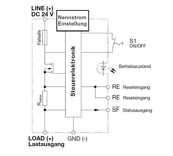 ESX10-S127-DC24V-1-10A ETA Elektronischer Sicherungsautomat
