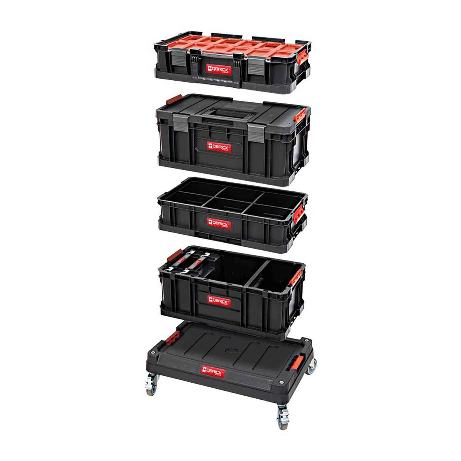 Werkzeugkasten Set 7-in-1 Werkzeugkoffer Plattform 3 Organizer 2 Werkzeugboxen