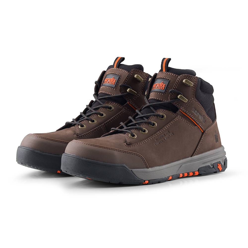 Scruffs Switchback 3 Premium Sicherheitsschuhe S3 Dunkelbraun 46