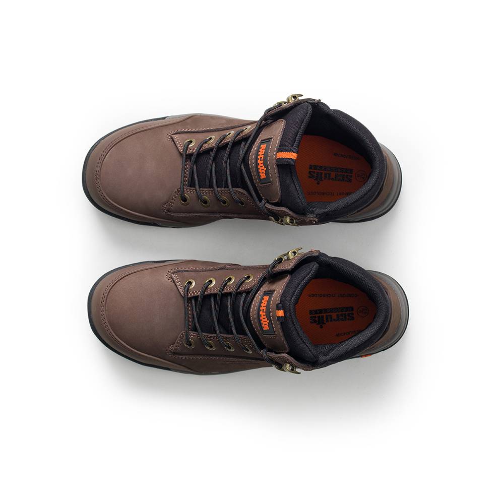 Scruffs Switchback 3 Premium Sicherheitsschuhe S3 Dunkelbraun 46