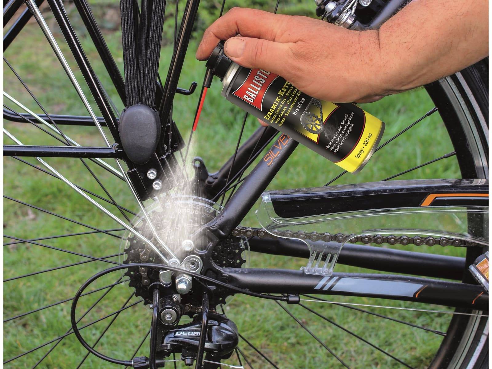 BALLISTOL Keramik-Kettenöl Spray BikeCer, 200 ml