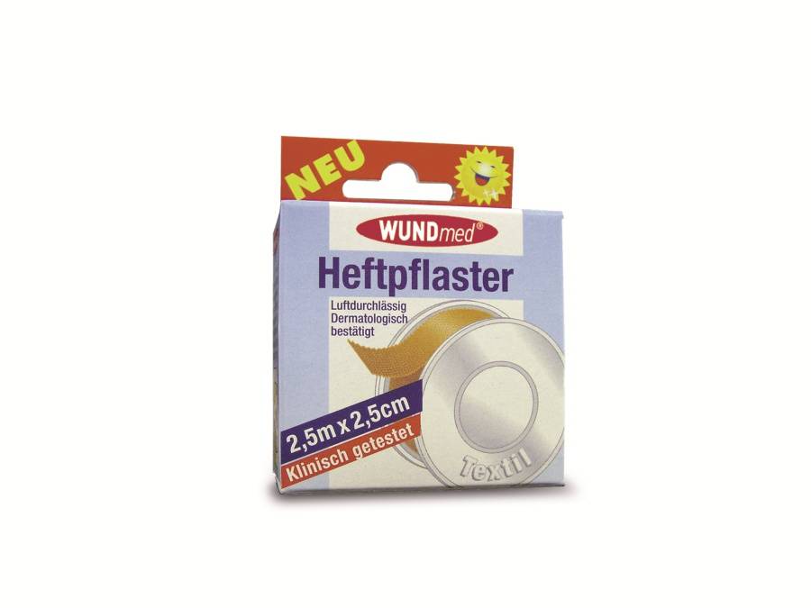 WUNDMED Heftpflaster, 25 mm, 2,5 m
