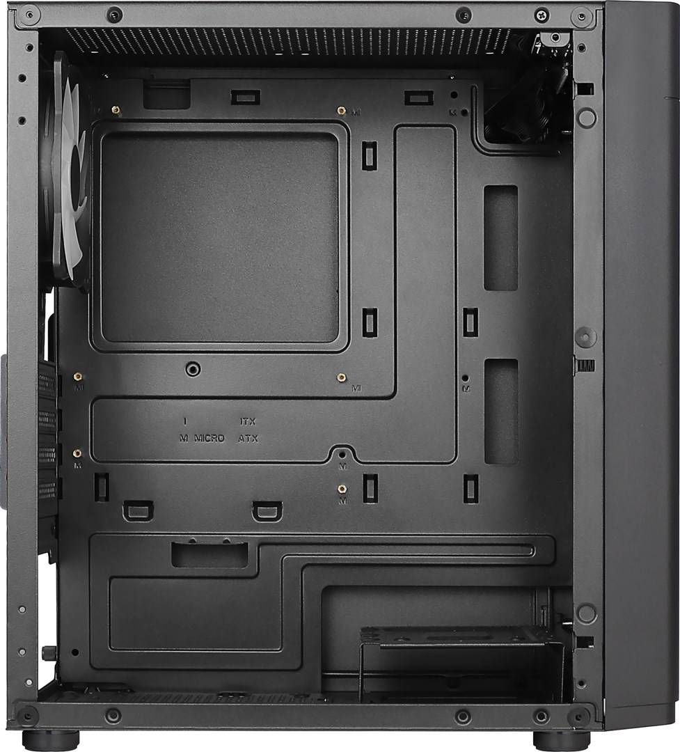 AEROCOOL ADVANCED TECHNOLOGIES Aerocool Hexform, Mini Tower, PC, Schwarz, micro ATX, Mini-ITX, ABS, SPCC, Rücken, Vord