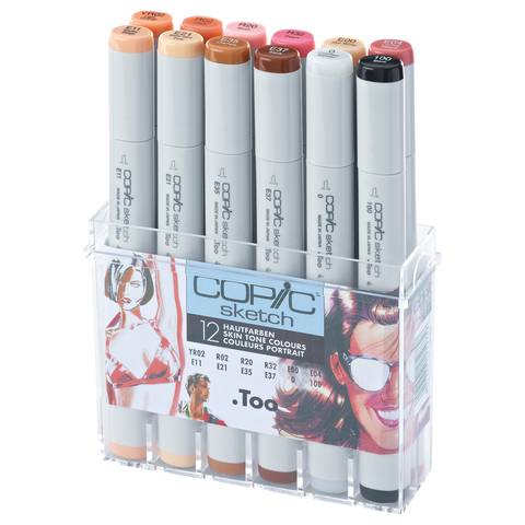 Copic Sketch Set Porträt Farben