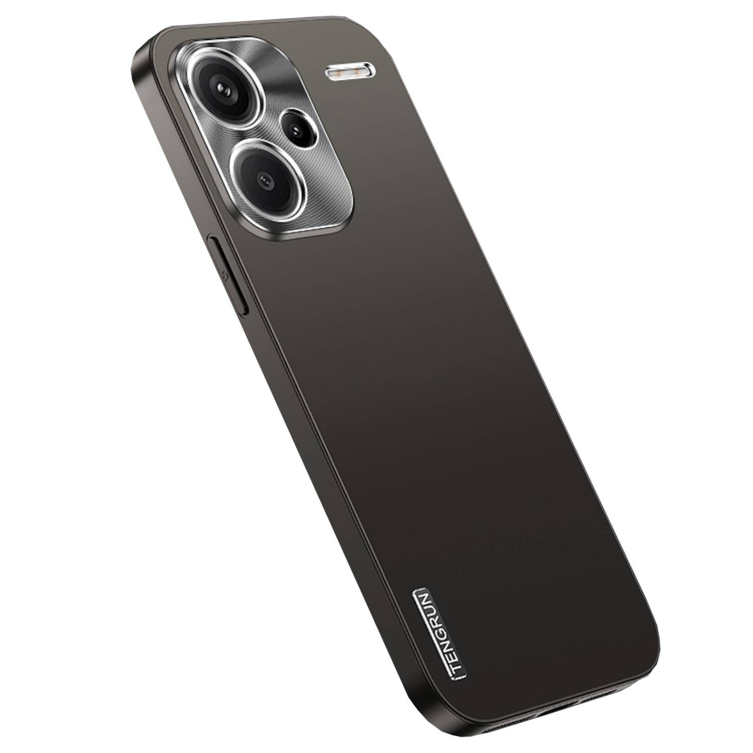 Für Xiaomi Redmi Note 13 Pro Plus Feinmattes Metall Design Hülle Schwarz