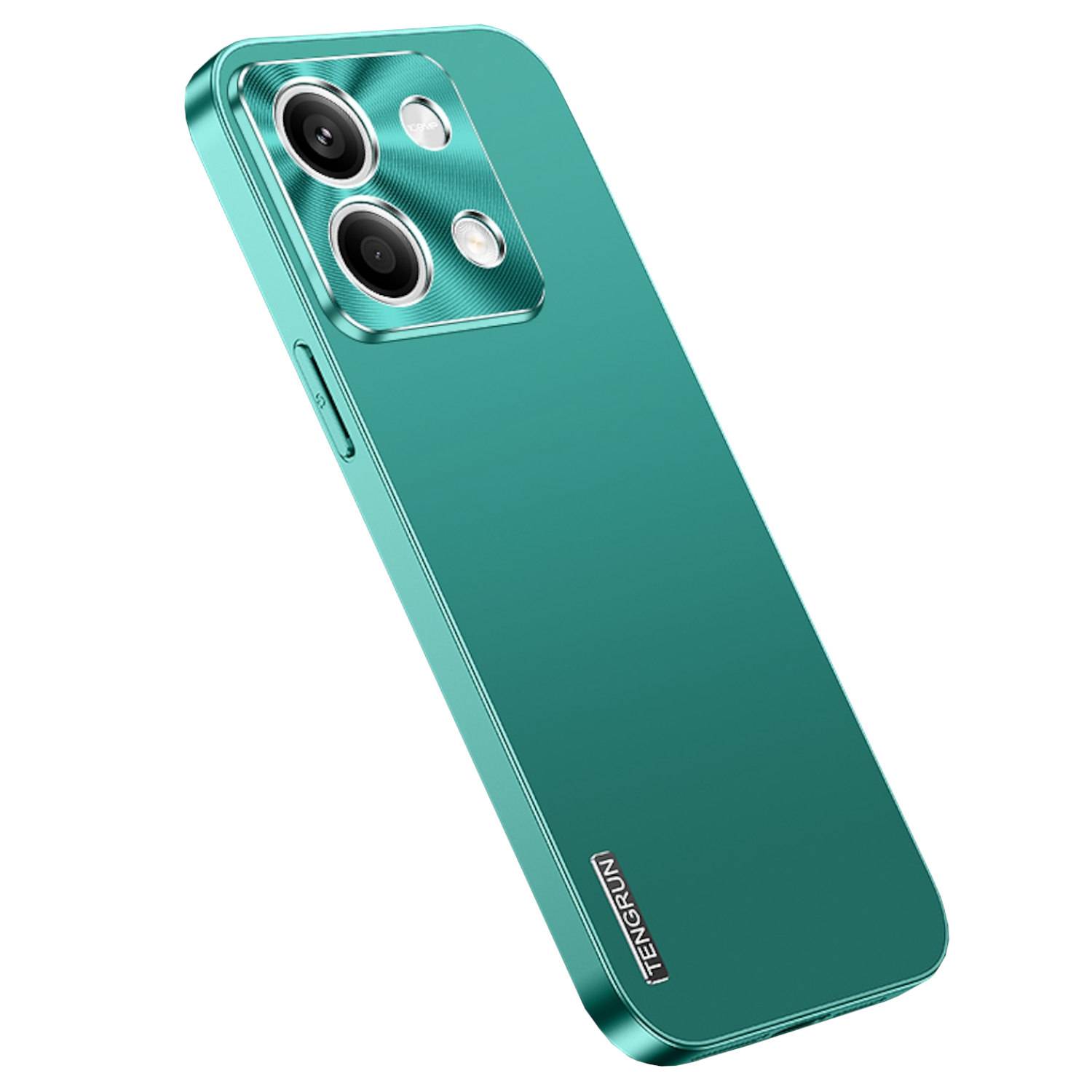 Für Xiaomi Redmi Note 13 Feinmattes Metall Design Handy Hülle Grün
