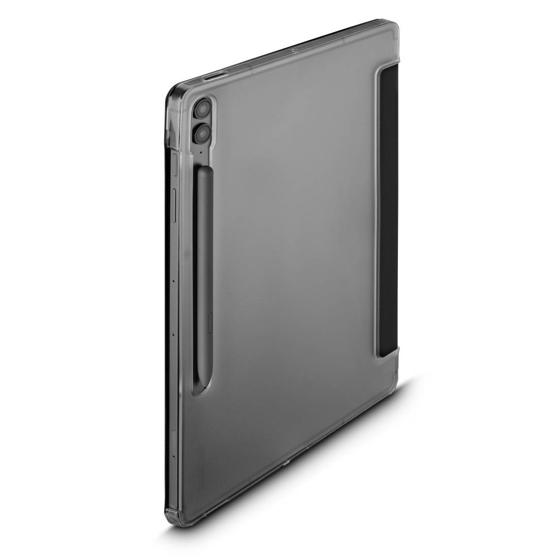 hama 00222007 Tablet-Case "Fold Clear" für Samsung Galaxy Tab S9 FE+ 12.4", Schwarz