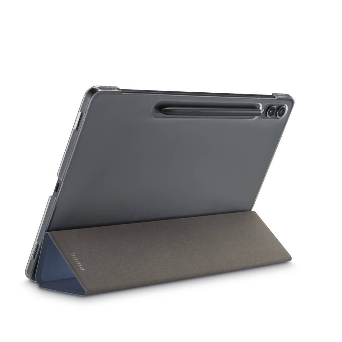 hama 00217287 Tablet-Case "Fold Clear" für Samsung Galaxy Tab S9+ 12,4", Dunkelblau