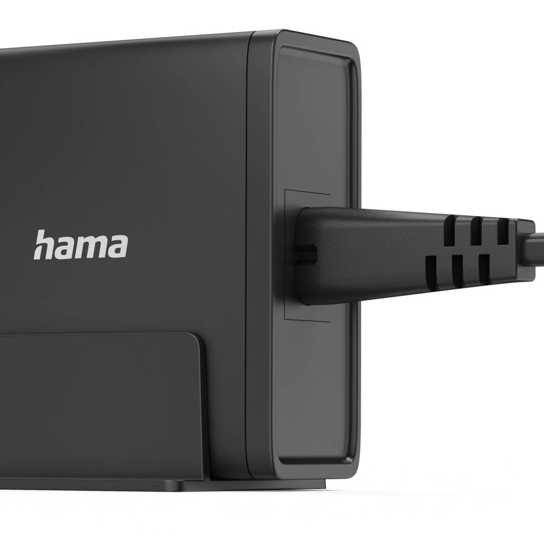 hama 00200019 Universal-USB-C-Ladestation, GaN, 3 Ports, Power Delivery (PD), 5-28V/140W