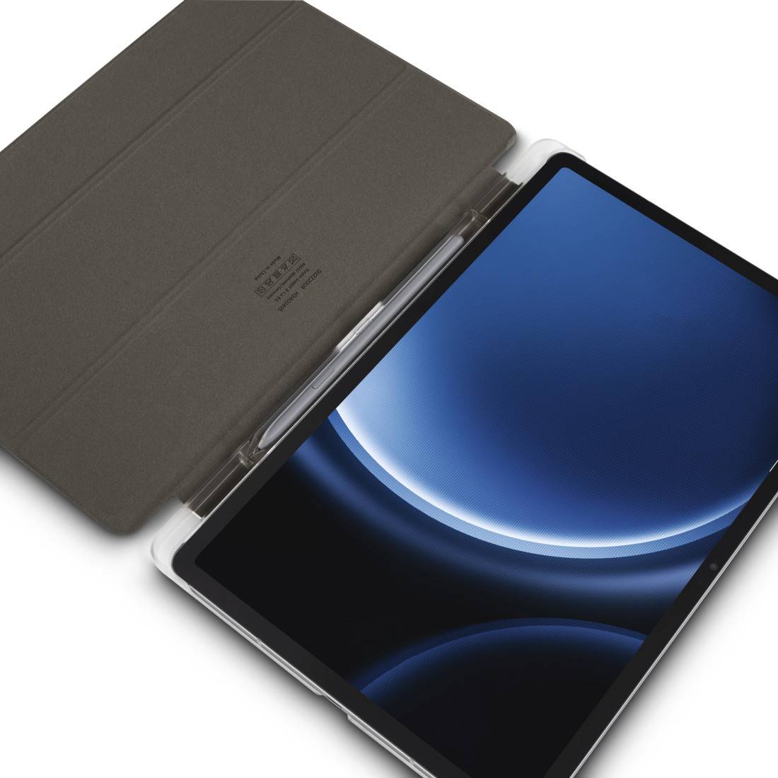 hama 00222008 Tablet-Case "Fold Clear" mit Stiftf. für Samsung Galaxy Tab S9 FE+ 12.4",SW