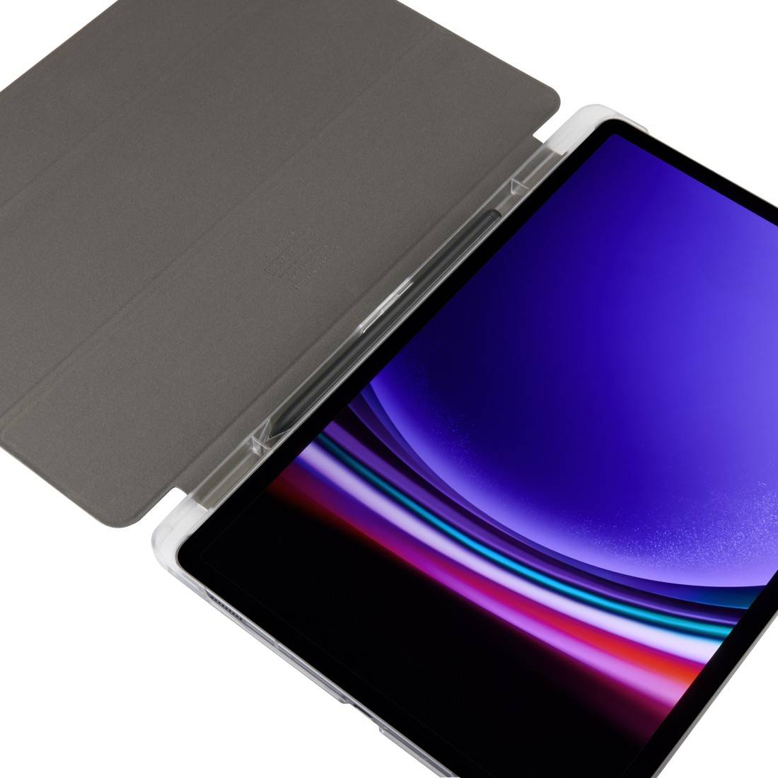 hama 00217292 Tablet-Case "Fold Clear" mit Stiftfach für Samsung Galaxy Tab S9+ 12,4", SW