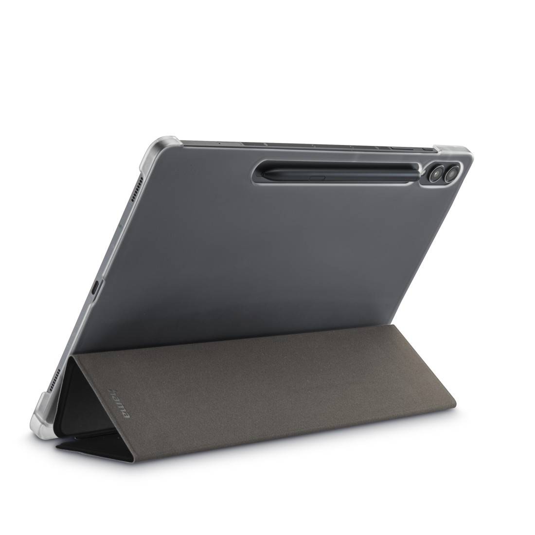 hama 00217292 Tablet-Case "Fold Clear" mit Stiftfach für Samsung Galaxy Tab S9+ 12,4", SW