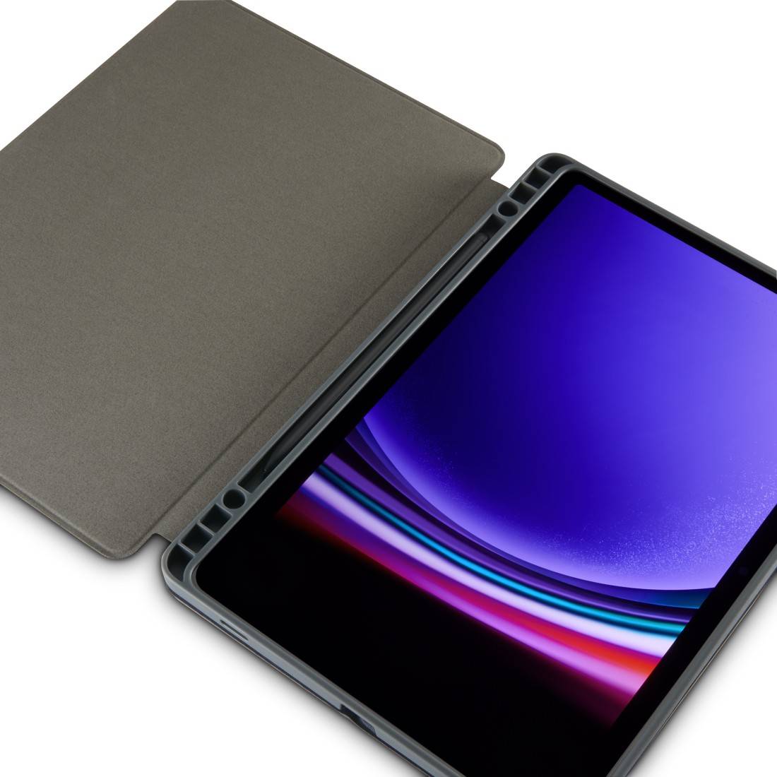 hama 00217284 Tablet-Case "Stand Folio" für Samsung Galaxy Tab S9 11", Grau