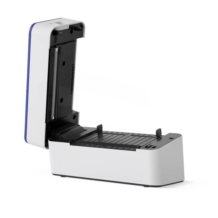 HP HPKE100, Thermodirekt, 300 x 300 DPI, 127 mm/sek, Kabelgebunden, Blau, Weiß