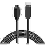 LogiLink USB 2.0 Kabel, C/M zu Micro-USB/M 0,5m schwarz Multimedia-Technik