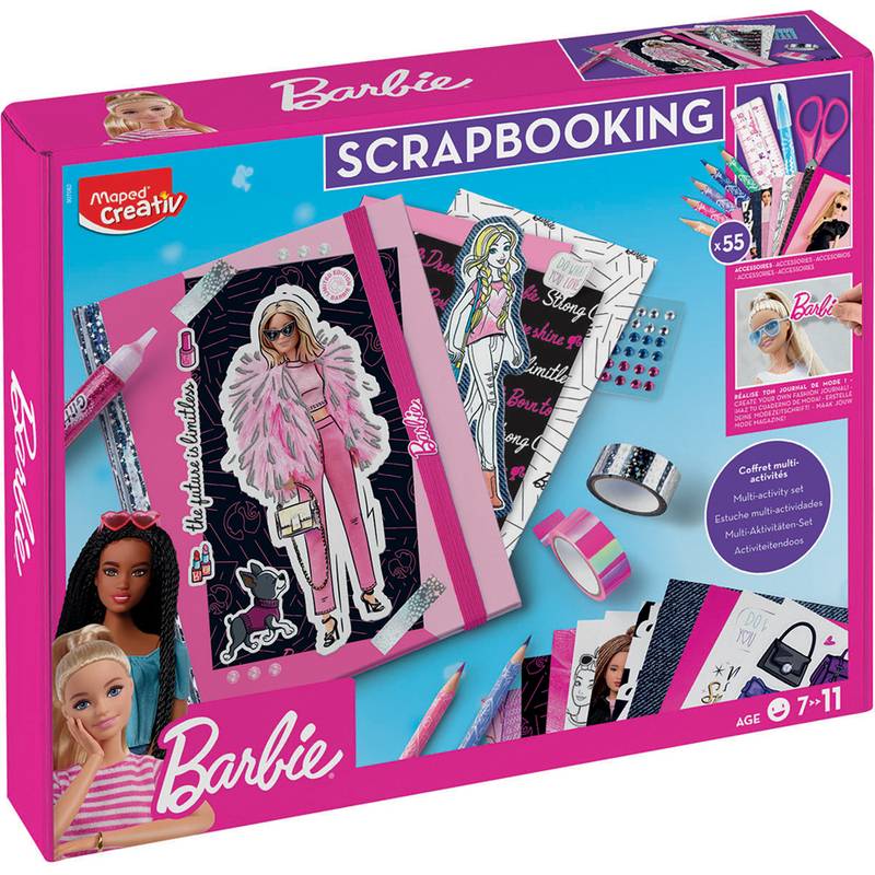 maped Malset Barbie Scrapbooking Mehrfarbig