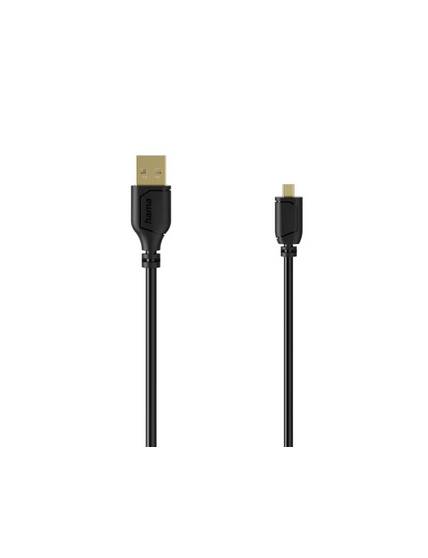 hama 00074263 Mini-USB-Kabel "Flexi-Slim", Mini-B8-Stecker, USB 2.0, 480 Mbit/s, 0,75 m
