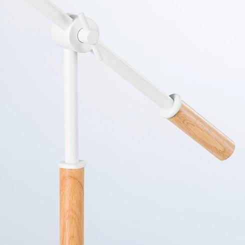 UNILUX Schreibtischleuchte Vicky 400110084 weiß/Buche