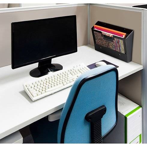 Wandkorb Mailroom A4 schwarz