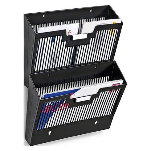 Wandkorb Mailroom A4 schwarz