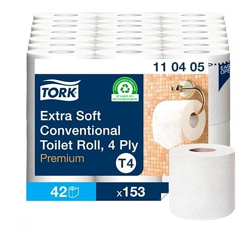 TORK Toilettenpapier T4 Premium Extra Soft 4-lagig 42 Rollen