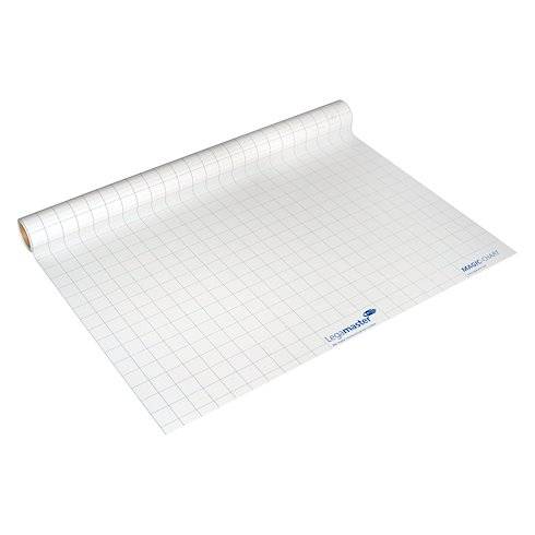 Magic-Chart Legamaster Whiteboard 60x80cm Fenster | Rollen Sie ein 25 Blatt