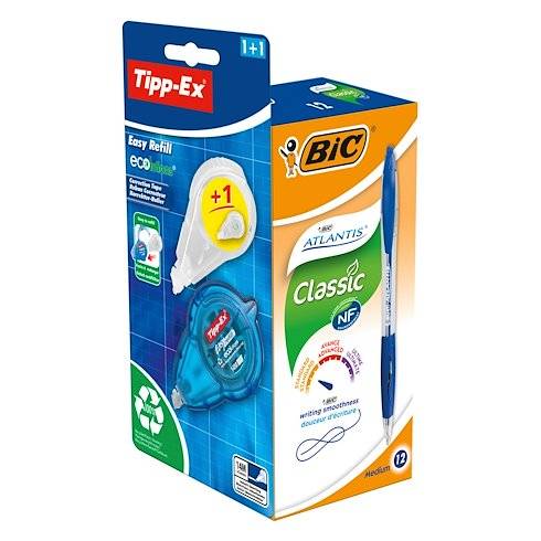 BIC® BIC® Kugelschreiber-Set 0.4 mm Blau 989681