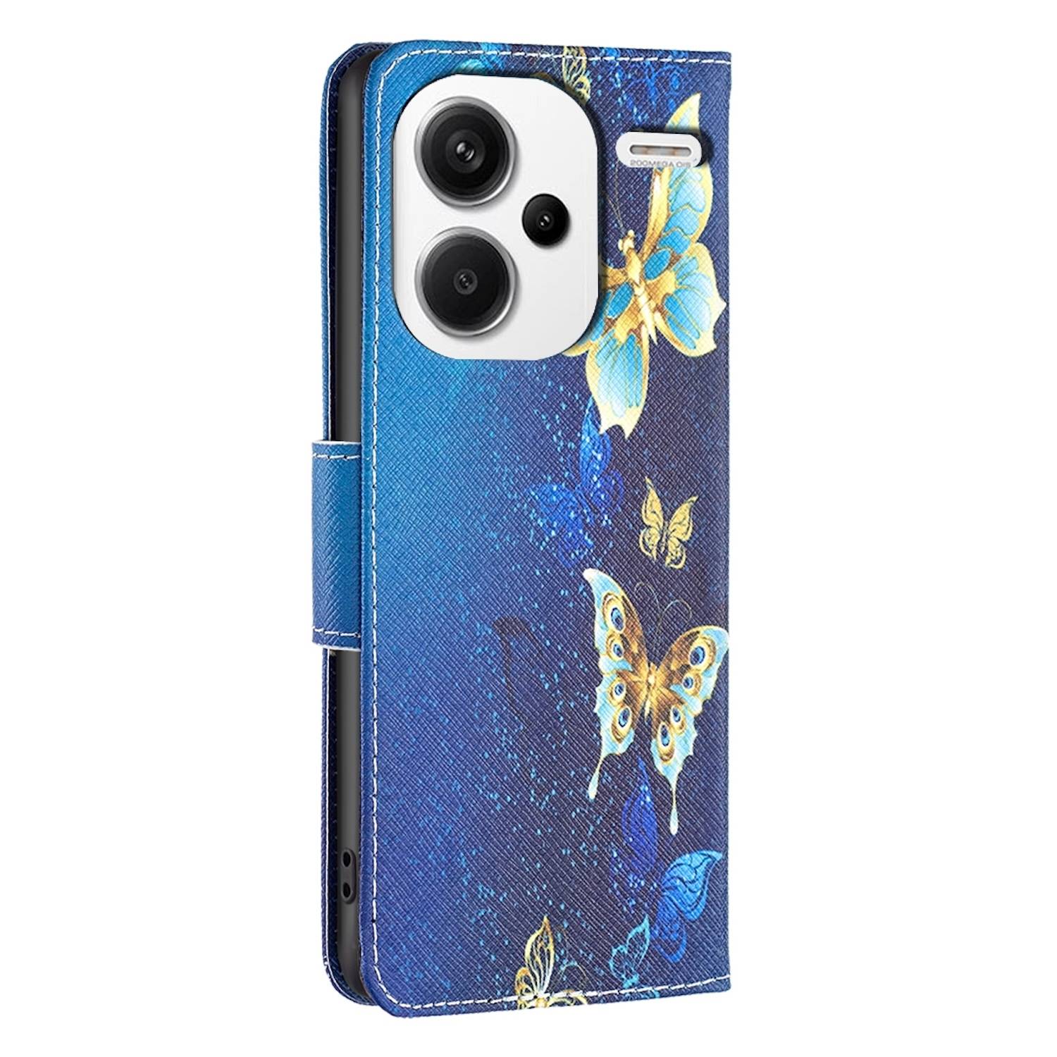 Für Xiaomi Redmi Note 13 Pro Plus Kunstleder Tasche Hülle Book Motiv 4
