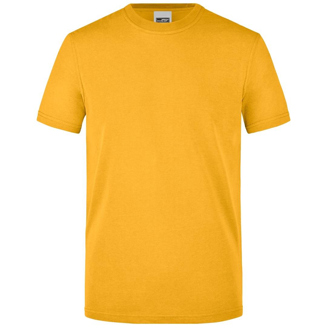 James & Nicholson T-Shirt Herren JN838 Gr. S gold-yellow