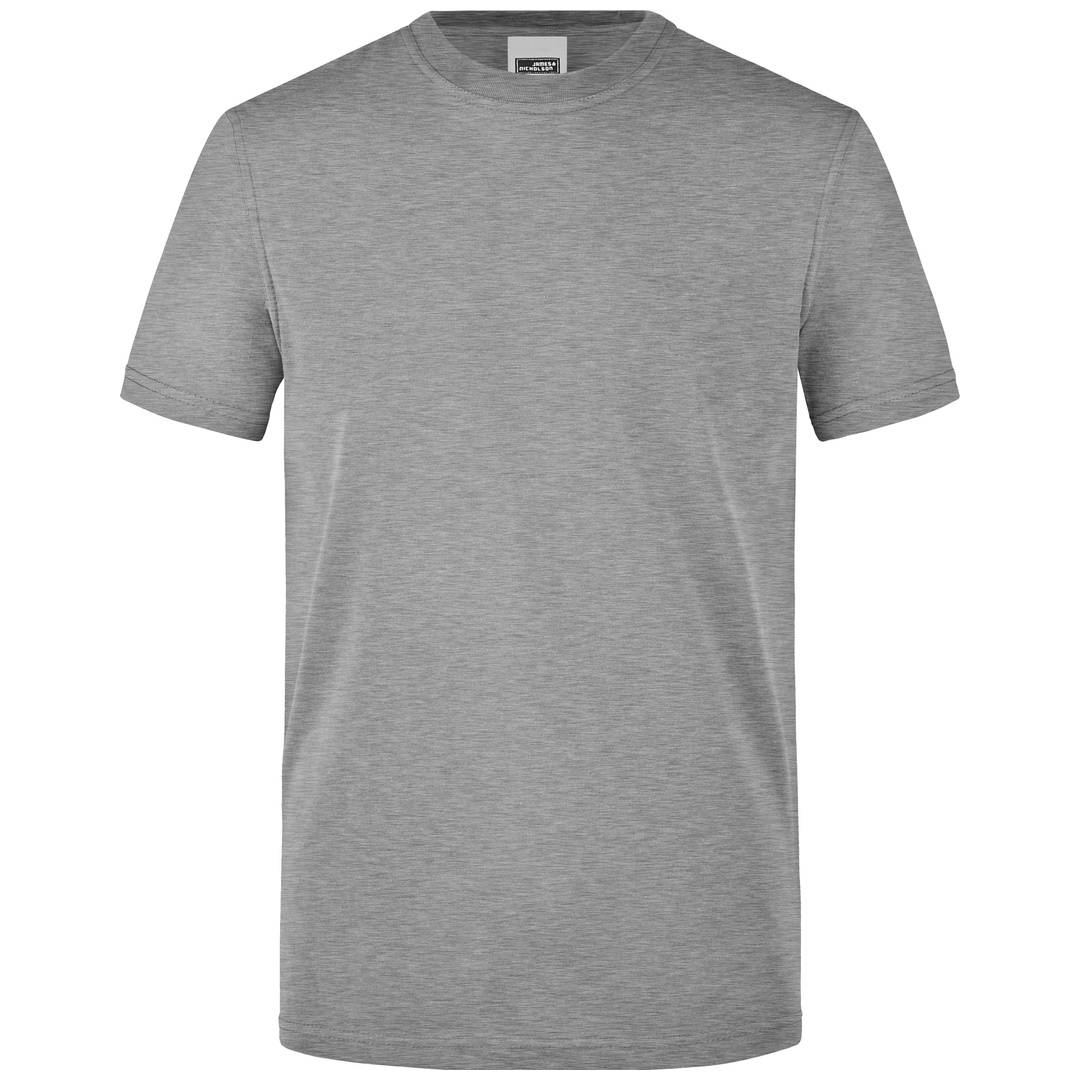 James & Nicholson T-Shirt Herren JN838 Gr. L grey-heather