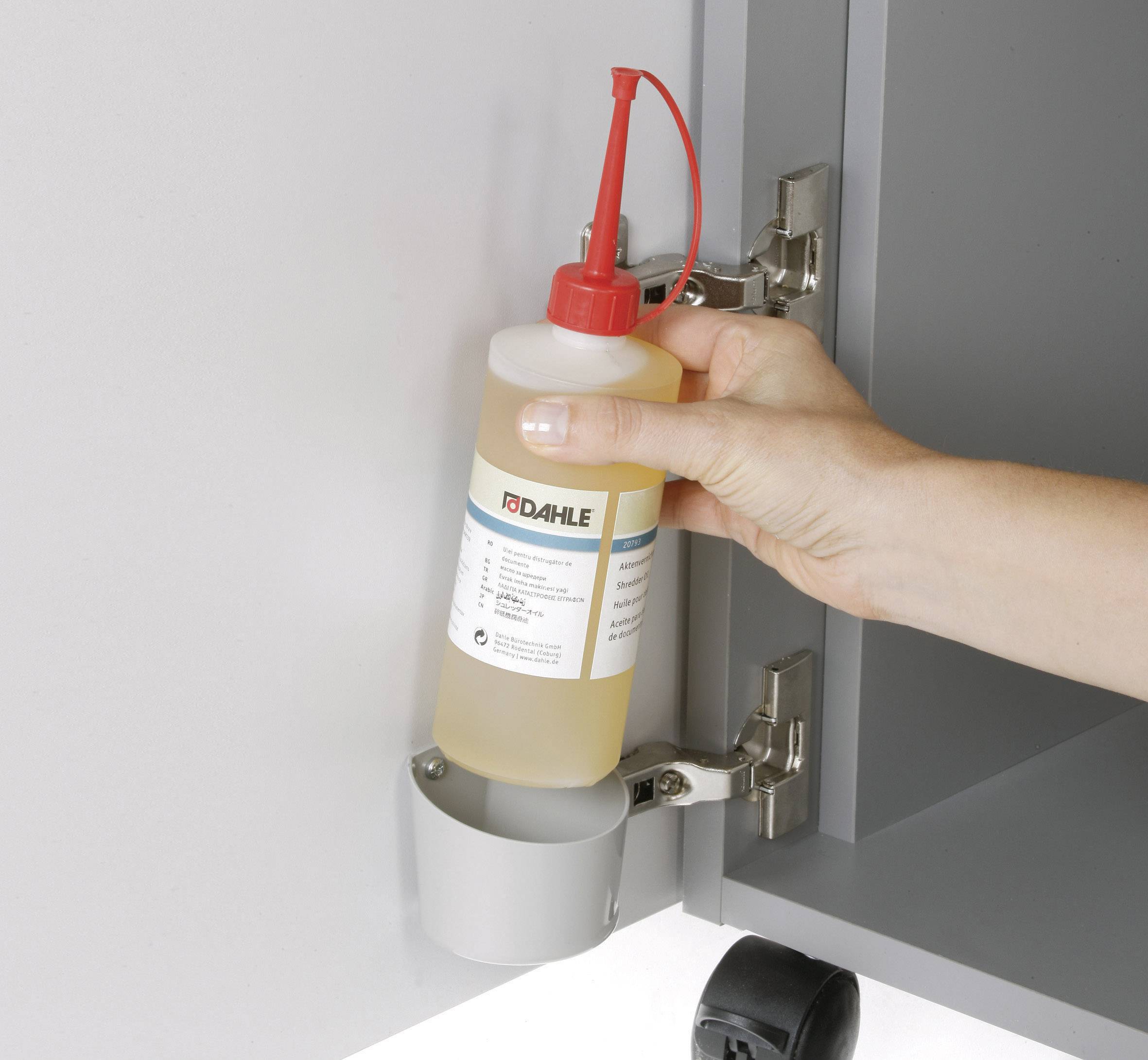 Dahle CleanTec 41330 Aktenvernichter 6 Partikelschnitt 60 l Vernichtet auch Büroklammern, Heftklammern, Kreditkarte