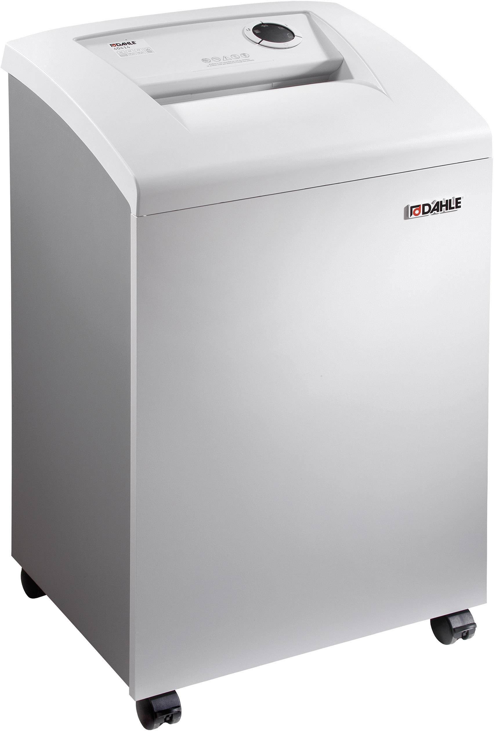 Dahle CleanTec 41404 Aktenvernichter 24 Streifenschnitt 100 l Vernichtet auch Büroklammern, CDs, DVDs, Heftklammern, Kreditkarte