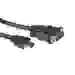 ACT AC7520 HDMI DVI-D Adapterkabel | 1x HDMI A Stecker | 1x DVI-D Single Link Stecker 18+1 | 2 Meter | Schwarz
