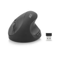 ACT AC5101 Wireless Ergonomic Mouse | 1600 DPI | Vertikal | 6 Tasten | Schwarz
