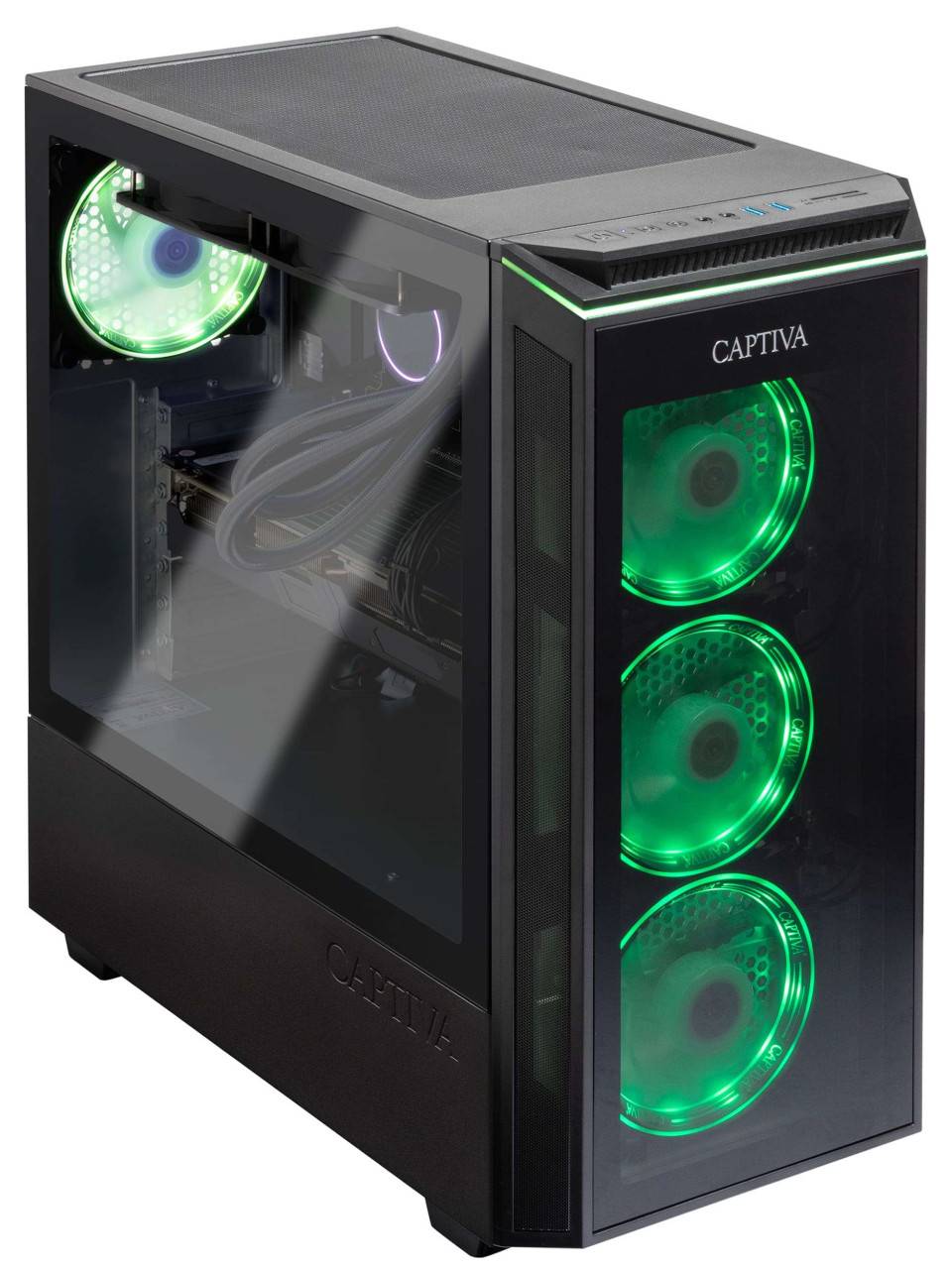 Captiva PC Highend Gaming R81-040 (Ryzen 7 7800X3D/RTX4070 Ti Super 16GB GDDR6X/SSD 2TB/64GB/WLAN/Windows 11 Home...