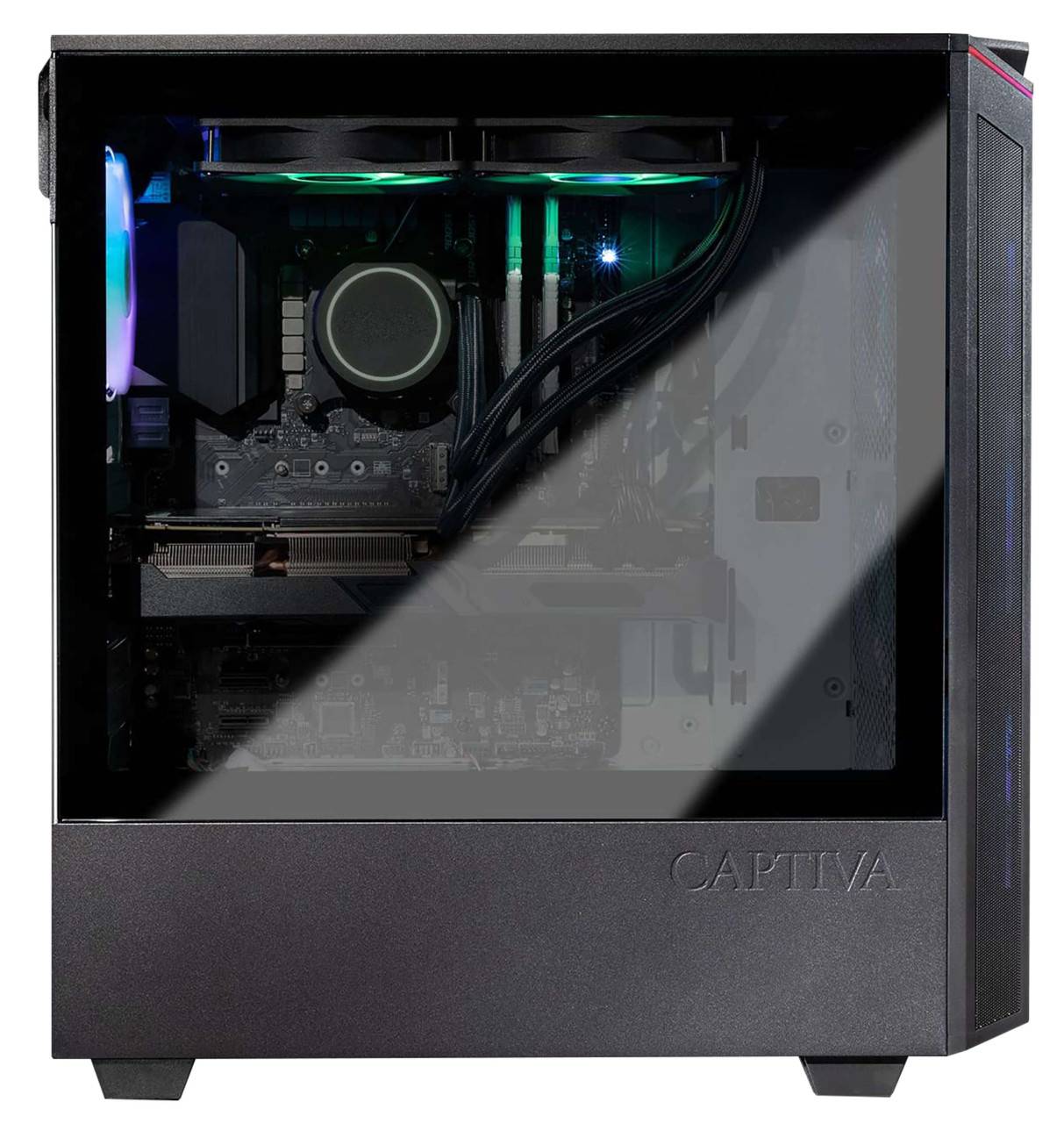 Captiva PC Highend Gaming R81-040 (Ryzen 7 7800X3D/RTX4070 Ti Super 16GB GDDR6X/SSD 2TB/64GB/WLAN/Windows 11 Home...