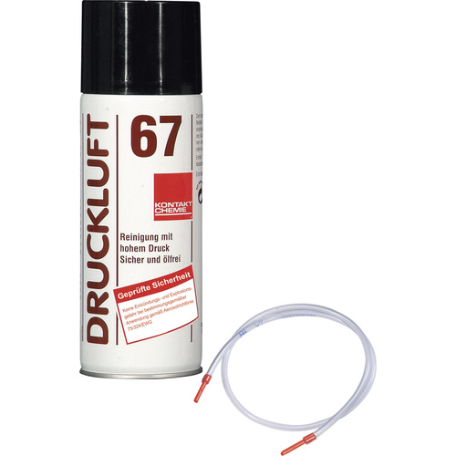 Kontakt Chemie Druckluft 67 spray haute pression non combustible, avec flexible de projection 400 ml