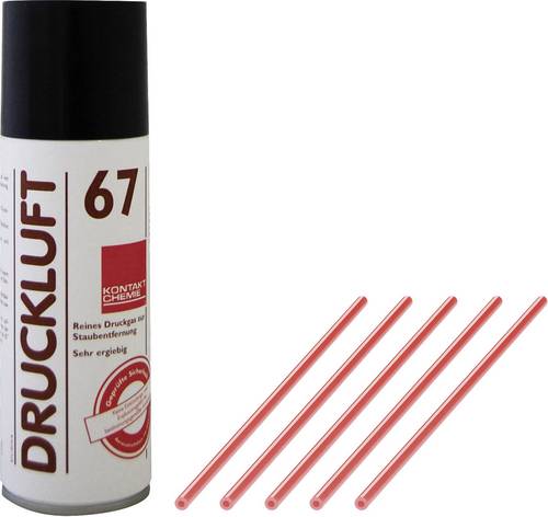 Kontakt Chemie DRUCKLUFT 67 Druckluftspray nicht brennbar, inkl. 5 Sprühröhrchen 400 ml