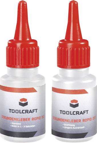 TOOLCRAFT ROPID 150 & ROPID 200 Sekundenkleber 885813 1 Set