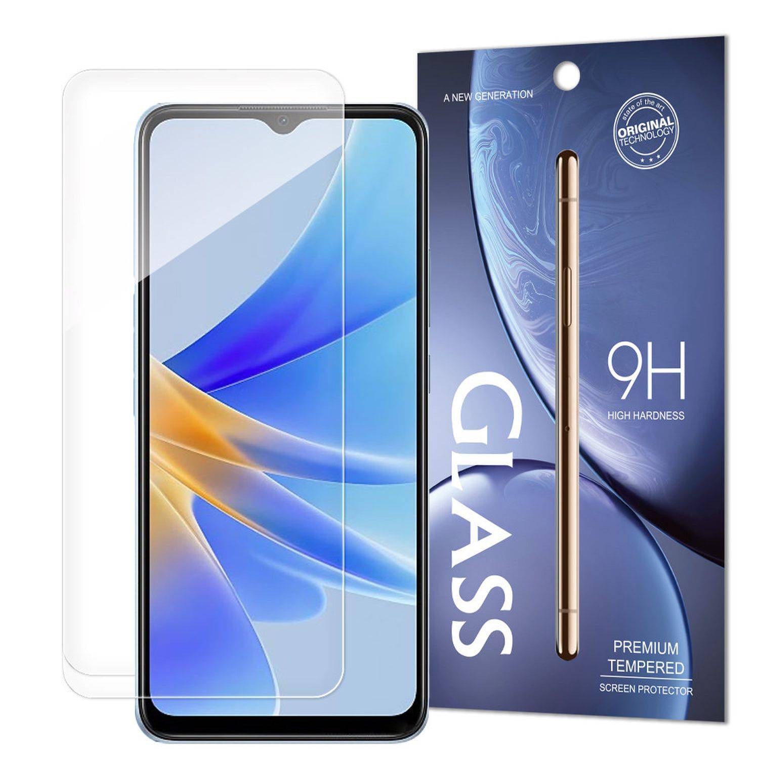 3er Pack Schutzglas 9H kompatibel mit Oppo A38 Displayschutzfolie Schutzfolie Passgenau Glas
