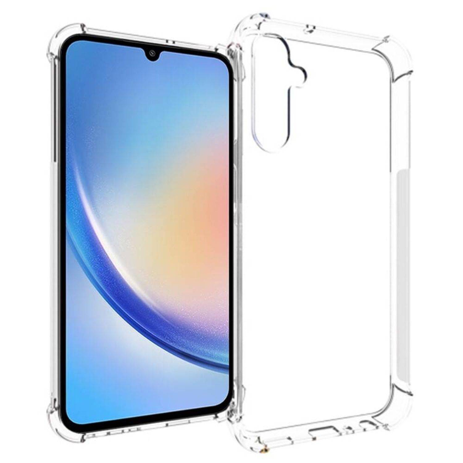 Hülle kompatibel mit SAMSUNG GALAXY A35 5G Antishock Case transparent
