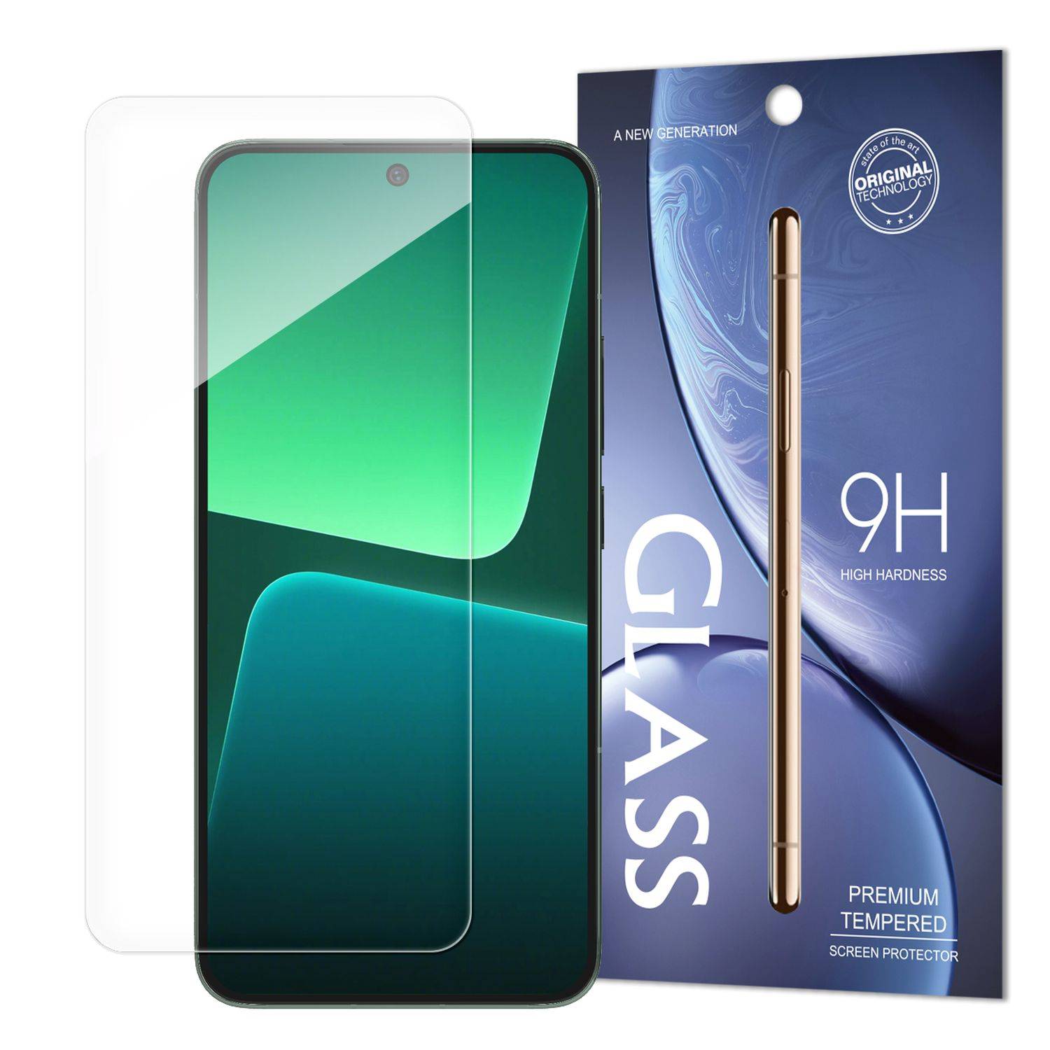 2er Pack Schutzglas 9H kompatibel mit Xiaomi 13 Lite Displayschutzfolie Passgenau Glas