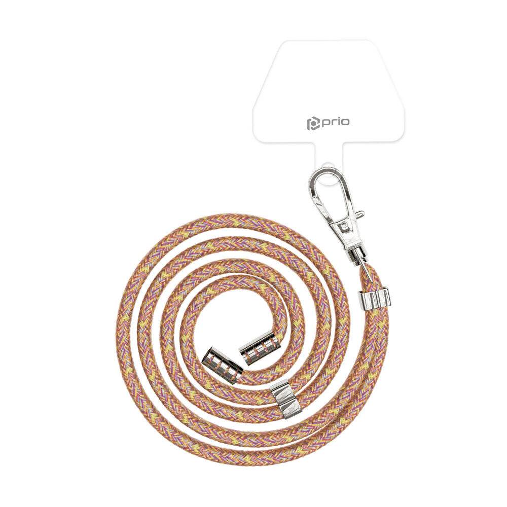 prio Universelles Handy-Umhängeband 0.7m Regenbogen-Mix