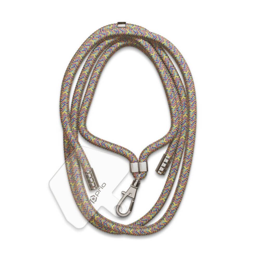 prio Universelles Handy-Umhängeband 0.7m Regenbogen-Mix