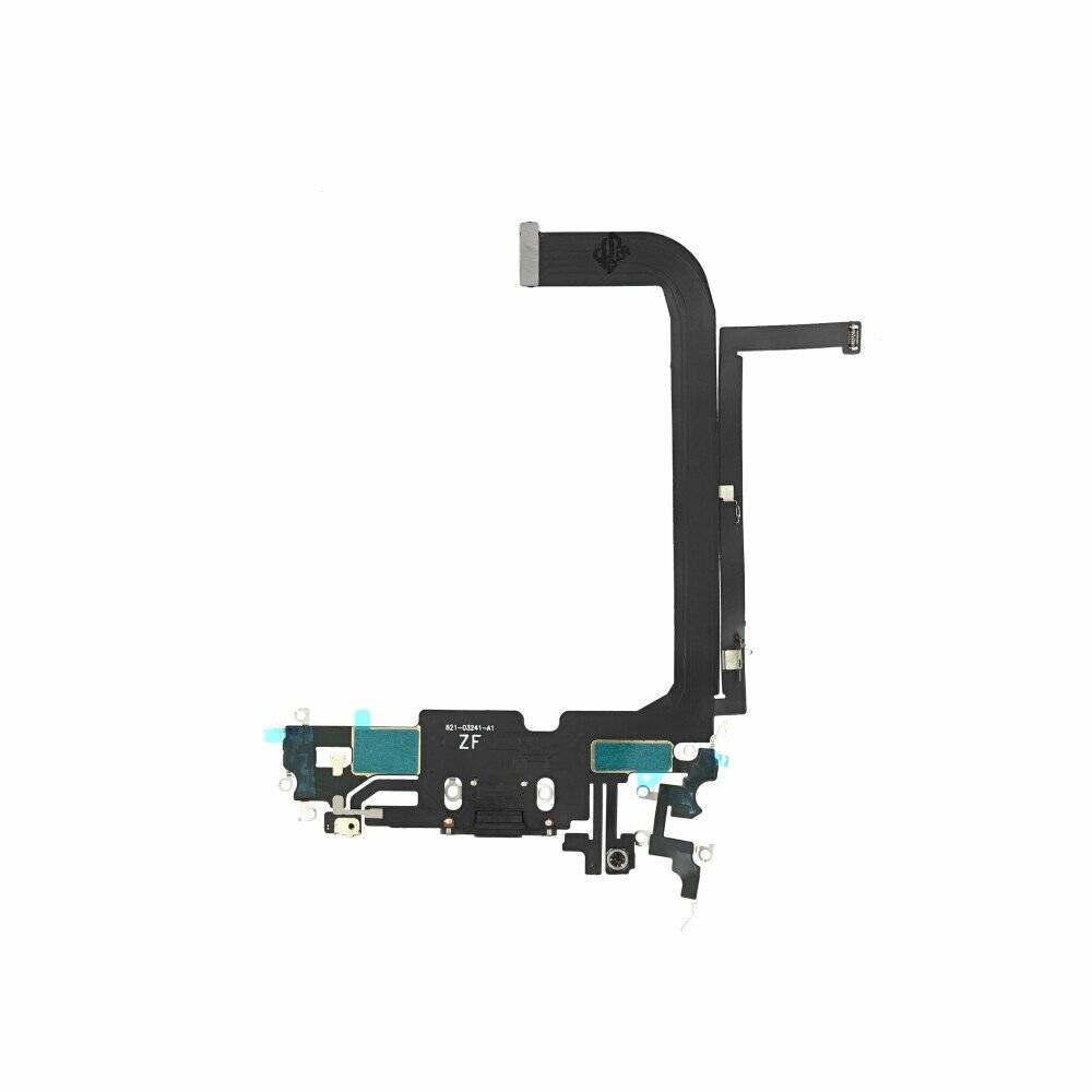 Ladebuchse für iPhone 14 Pro Schwarz Dock Connector Flex Ersatz