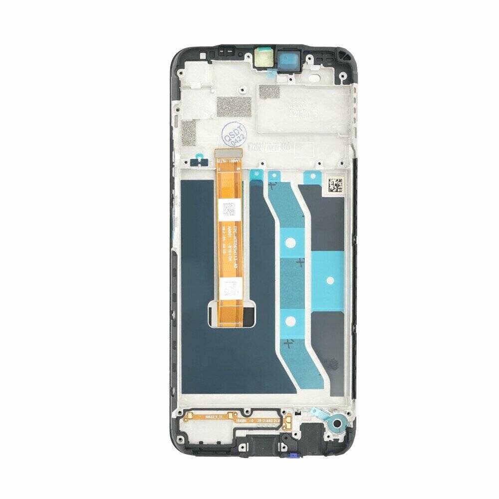 Display für Realme C25 Schwarz LCD + Rahmen Bildschirm Touch