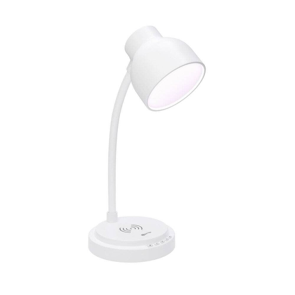 prio 3-in-1 SMART Schreibtischlampe mit integriertem kabellosem Ladegerät und Lautsprecher