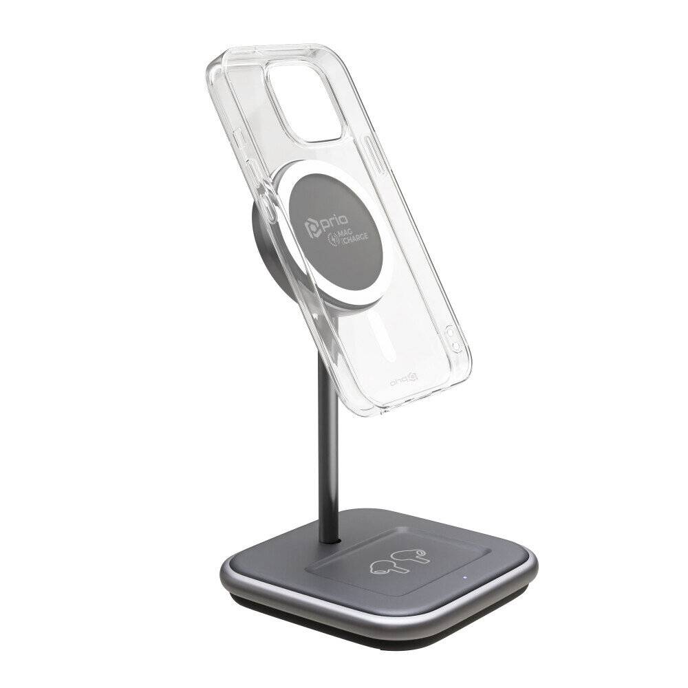 prio Schutzhülle MAG für iPhone 15 Plus (6,7 Zoll) klar