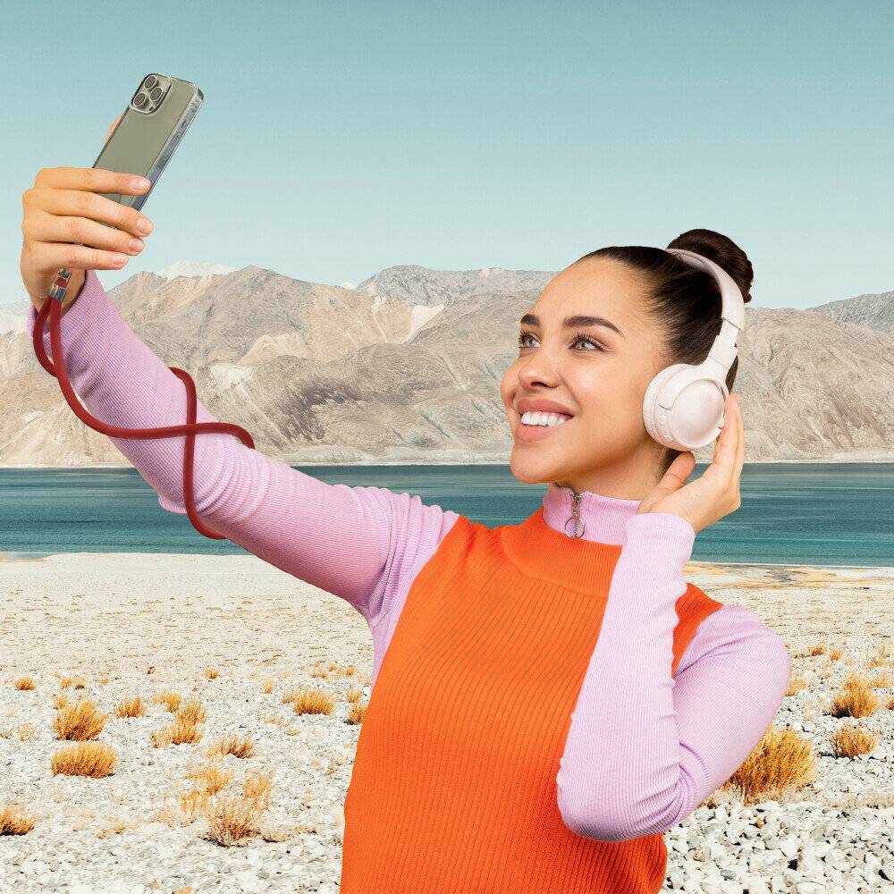 prio Universelles Handy-Umhängeband 0.7m rot