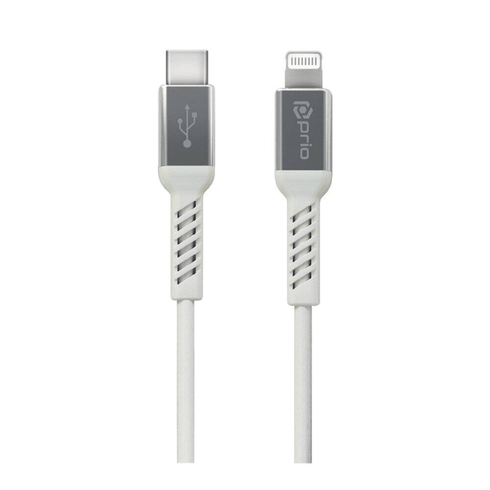 Prio Lade- Charge & Sync USB C auf Lightning Mfi -zertifiziert 1,2 m weiß